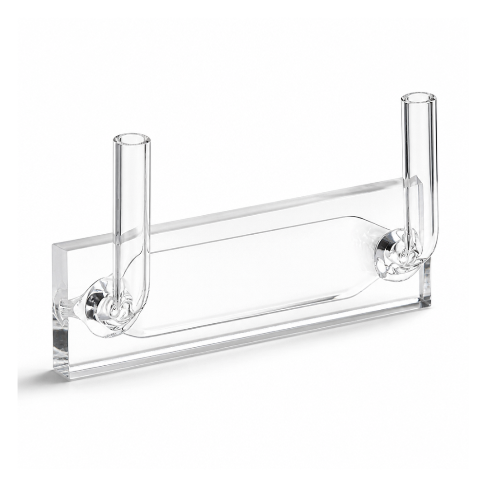 (MQQMC082) Quartz Micro Flow Cell, 0.5 mm Path, 80 µL, 3 mm OD Tubes, 1 Piece