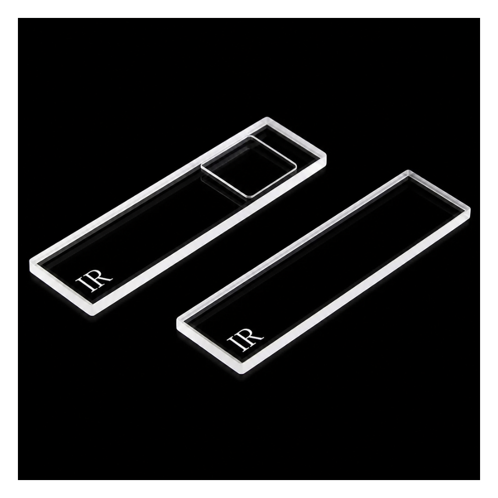 (MQQMC083) Detachable Quartz Cuvette, Capacity: 10 µL, Cover Plate Dimensions: 12 × 1.25 × 45 mm, Path Length: 0.1 mm