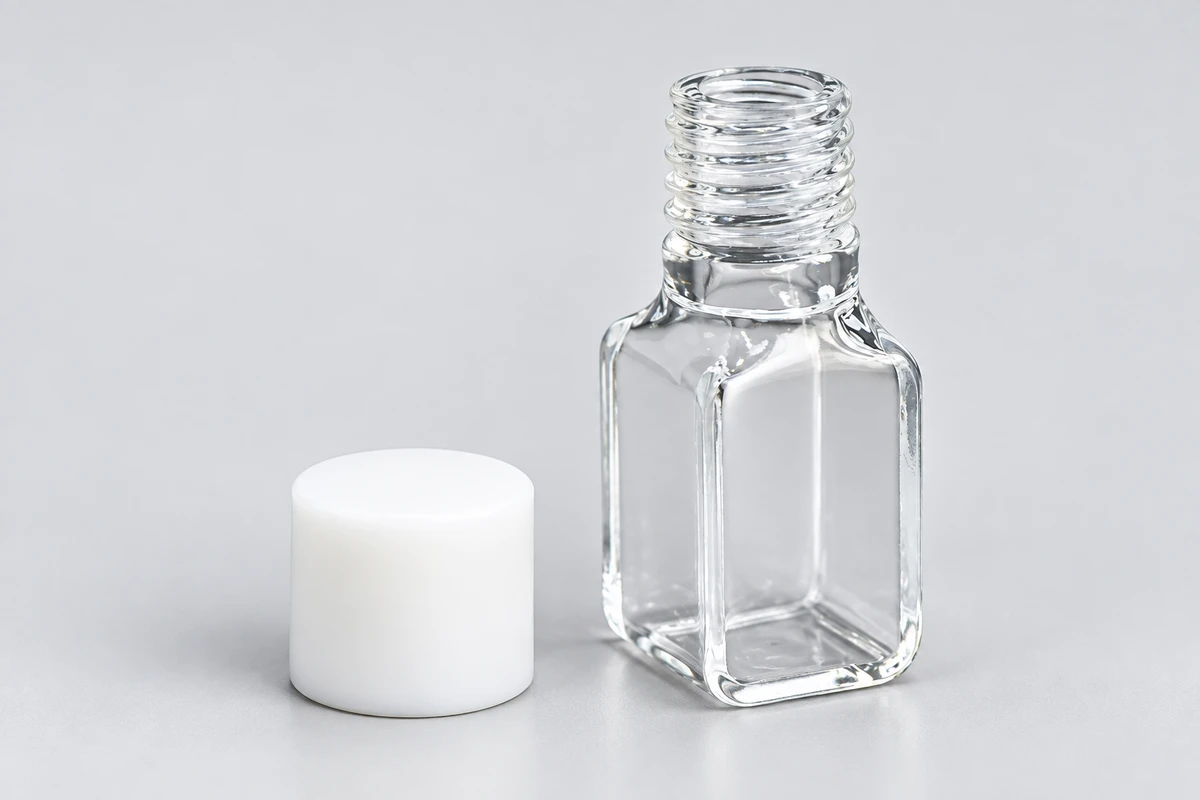 Short-Body 10 mm Quartz Cuvette: Checking the Beam Position (C104TS9)