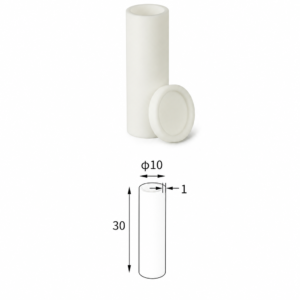 (MQACR360) Cylindrical Alumina Crucible with Lid, Ø10 × 30 mm, 1.4 mL