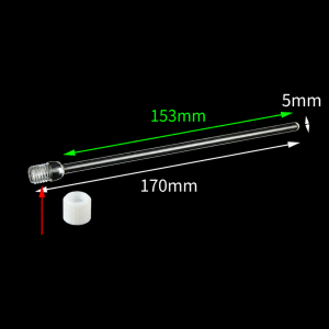 (MQQTT027) Quartz Screw-Top Tube with Cap, 1 mL, M10, 1 Piece