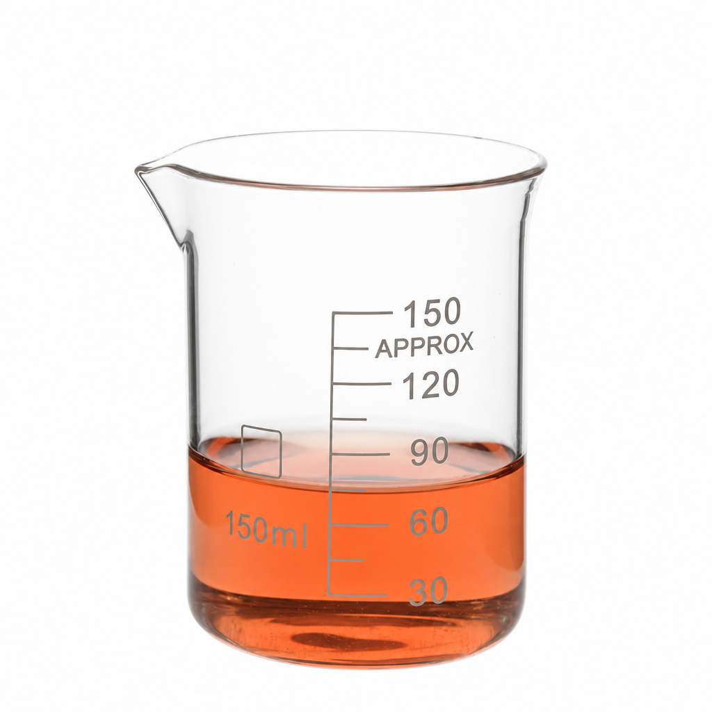 Quartz Beaker, 150 mL, Spouted, Quartz, 1 Piece
