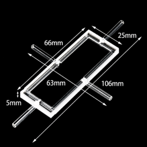 (MQQFC003) Quartz Four-Tube Flow Cell, 1 mm Path, 1.2 mL