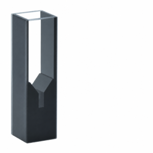 (MQQMC029) Black-Wall JGS1 Quartz Ultra-Micro Cuvette, 10 mm Path, 100 µL, Z Height 15 mm