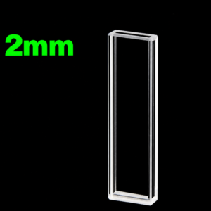 (MQQFL040) Quartz Fluorescence Cuvette, 2 mm path, Short-Path Fluorescence Cell