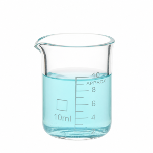 (MQQBK011) Fused Quartz Beaker, 10 mL, JGS2, 1 Piece