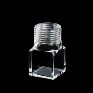 (MQQFC066) Quartz Screw-Top Cuvette, 16 mm Path, 4.5 mL, Wide Neck