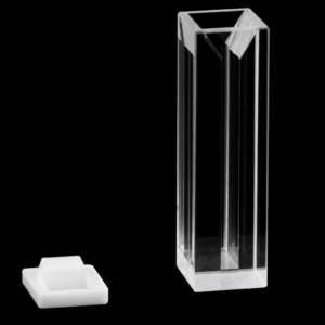 (MQQMC065) Glass Micro Cuvette, 10 mm Path, 1.05 mL, Four-Way Light