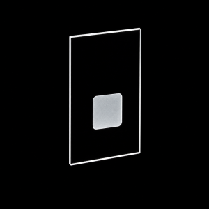 Glass XRD Sample Holder, 55 × 35 × 2 mm, 15 × 15 mm Square Sample Well, 1 Piece, MQXRD055