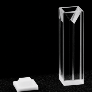 (MQQMC061) Glass Micro Cuvette, 10 mm Path, 350 µL, Four-Way Light