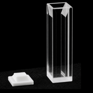 (MQQMC063) Glass Micro Cuvette, 10 mm Path, 700 µL, Four-Way Light