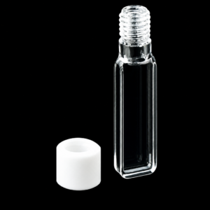 (MQQSC003) Quartz Screw-Top Cuvette, 3 mm path, Large Screw Opening