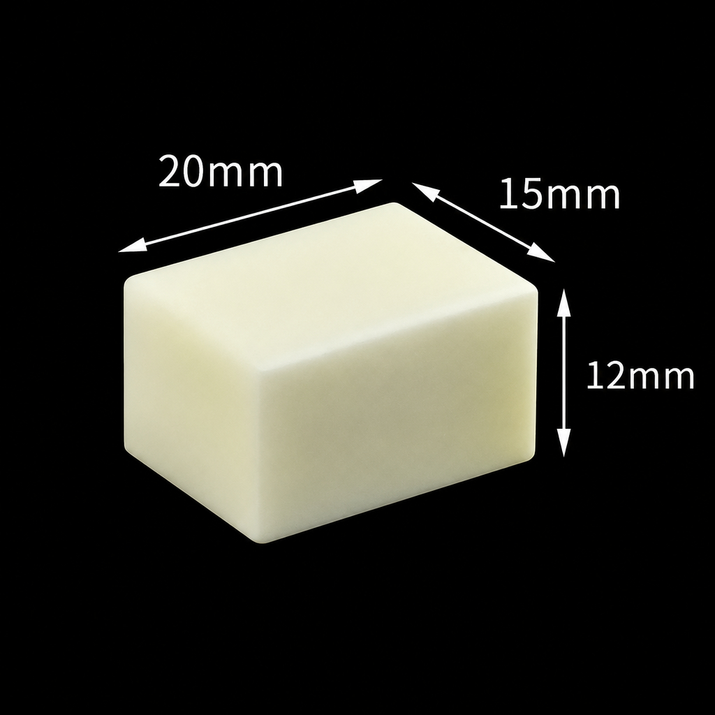 (MQACR010) Alumina Support Block, 20 × 15 × 12 mm