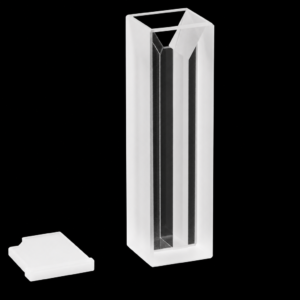 (MQQMC075) Glass Micro Cuvette, 10 mm Path, 1.05 mL, Two-Way Light