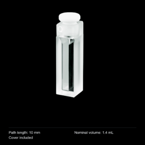 (MQQMC001) Quartz Micro Cuvette, 10 mm path, 1.4 mL nominal capacity, 4 mm Sample Slit