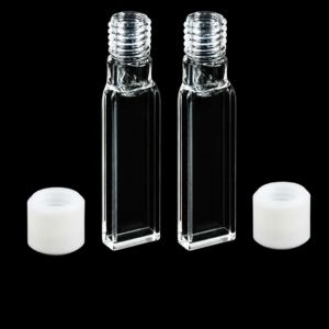 (MQQSC012) Quartz Screw-Top Cuvette, 3 mm path, Large Screw Opening, Pack of 2