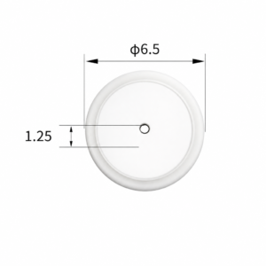 (MQACR500) Alumina Thermal Analysis Crucible Lid, Ø6.5 mm