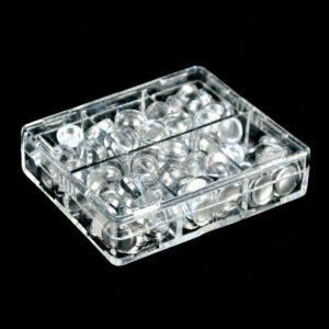 (MQACR540) Aluminum Thermal Analysis Crucible with Lid, Ø6 × 1.7 mm, Pack of 100 Sets