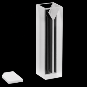 (MQQMC071) Glass Micro Cuvette, 10 mm Path, 350 µL, Two-Way Light