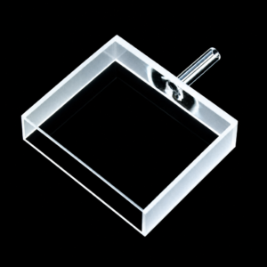 (MQQLW005) Quartz Flow Cell, 17.5 mL nominal capacity, Large Optical Window with Side Tube