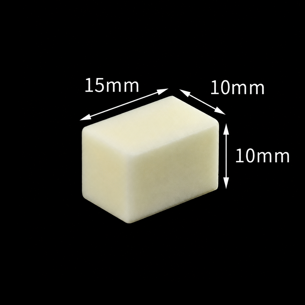 (MQACR008) Alumina Support Block, 15 × 10 × 10 mm