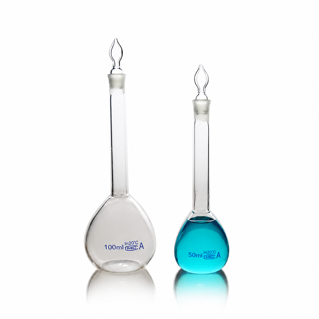 (MQQFS015) Quartz Volumetric Flask with Stopper, 250 mL, 1 Piece