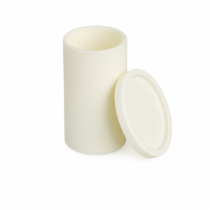 (MQACR312) Cylindrical Alumina Crucible with Lid, Ø35 × 50 mm, 36 mL