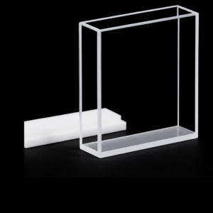 (MQQFL028) Quartz Fluorescence Cuvette, 40 mm Path, Four-Way Light