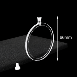(MQQST011) Quartz Cylindrical Cell with Stopper, 1 mm Path, 57 mm OD