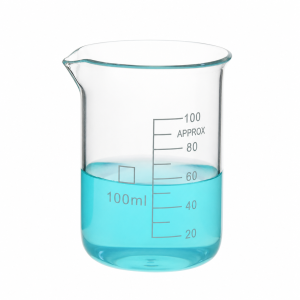 (MQQBK002) Quartz Beaker, 100 mL, Graduated, 1 Piece
