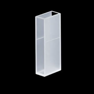 (MQQCU022) Quartz Standard Cuvette, 10 mm path, 1 mL nominal capacity, Frosted Sides with Reference Line