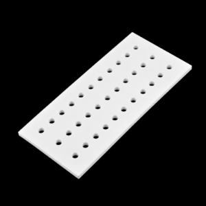 (MQAPS066) Custom Perforated Alumina Plate — Request a Quote
