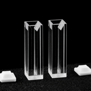 (MQQMC066) Glass Micro Cuvette, 10 mm Path, 1.05 mL, Four-Way Light, Pack of 2