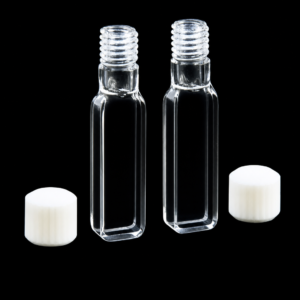 (MQQSC040) Quartz Screw-Top Cuvette, 5 mm path, Large Screw Opening, Pack of 2