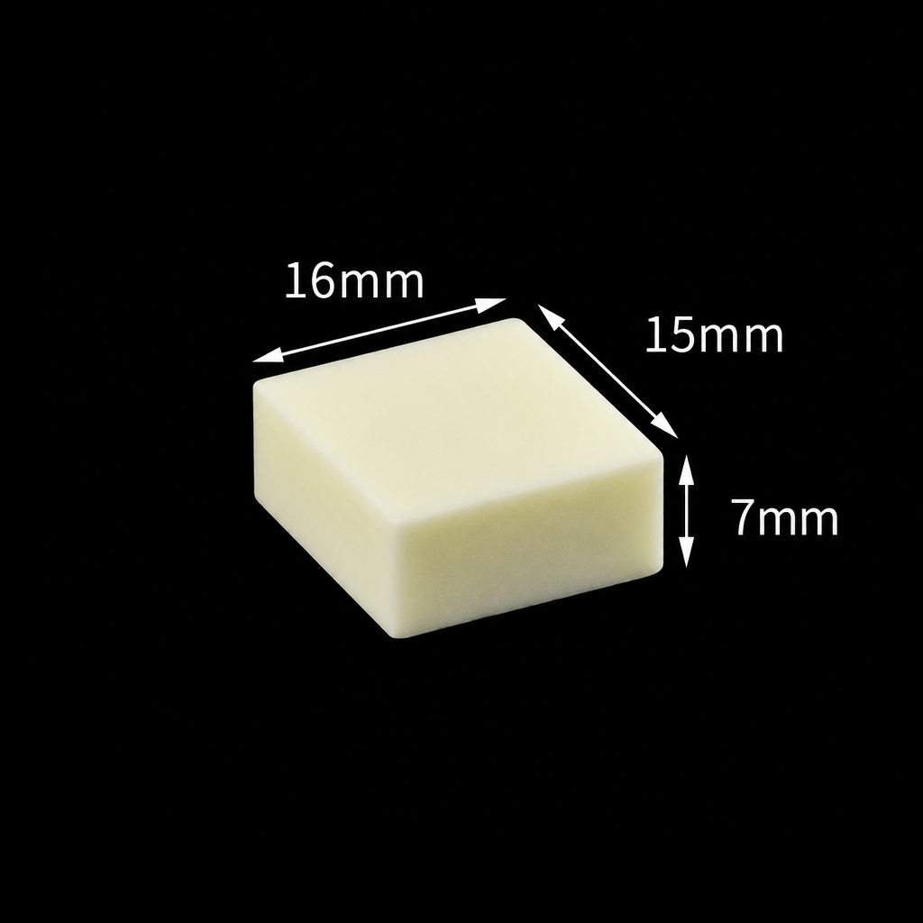 (MQACR009) Alumina Support Block, 16 × 15 × 7 mm