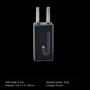 (MQQHC004) Quartz Flow Cell, 5 mm path, 16 µL nominal capacity, 2 mm Optical Opening