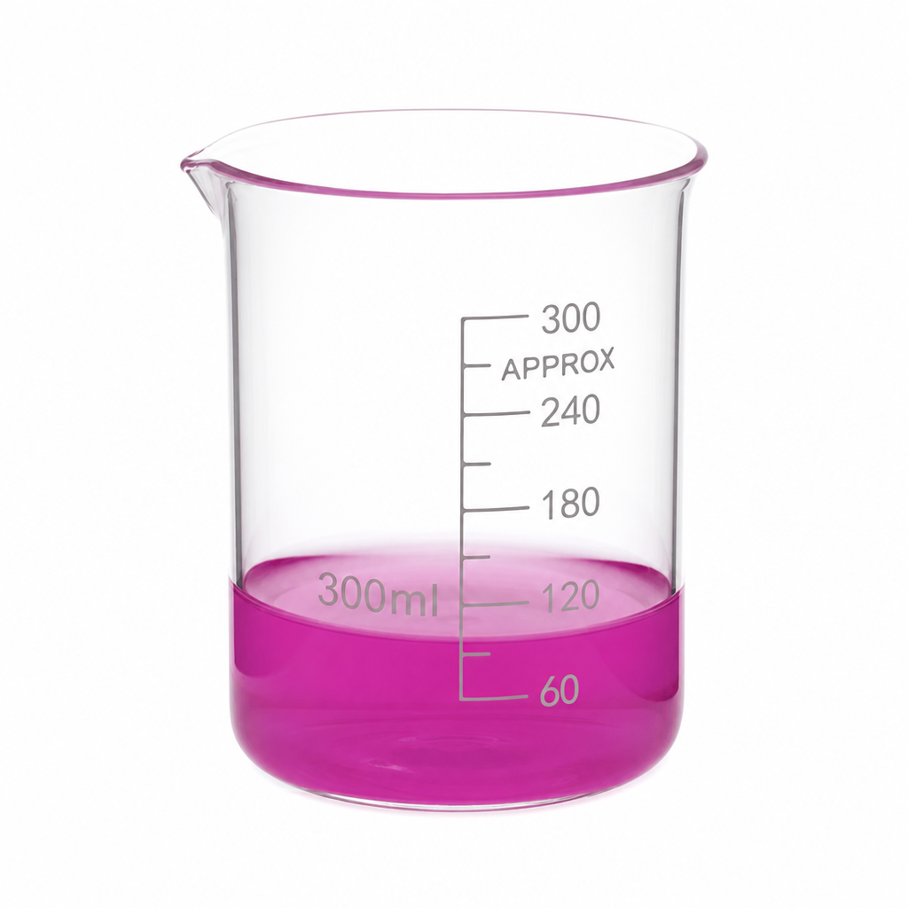 Quartz Beaker, 300 mL, Quartz, 1 Piece
