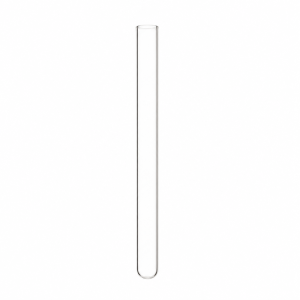 (MQQTT008) Quartz Round-Bottom Test Tube, Ø15 × 150 mm, 15 mL, 1 Piece