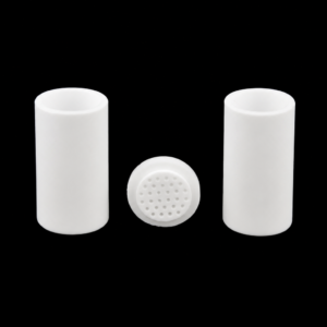 (MQACR593) Alumina Crucible Set with Perforated Lid, Ø19 × 35 mm
