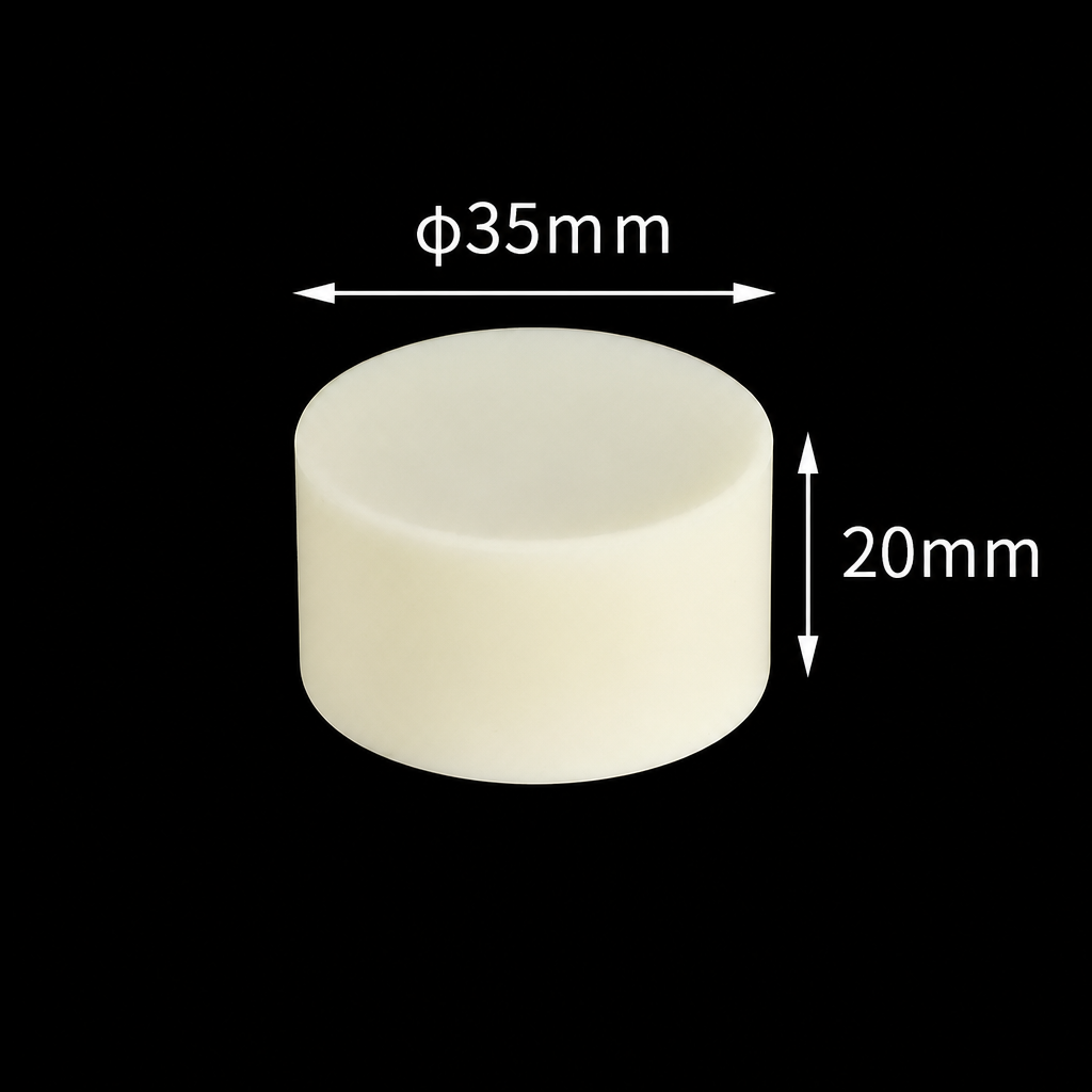 (MQACR005) Alumina Support Block, Ø35 × 20 mm
