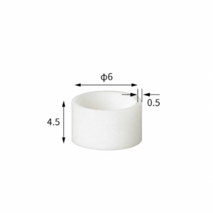 (MQACR516) Alumina Thermal Analysis Crucible, Ø6 × 4.5 mm, 78 µL