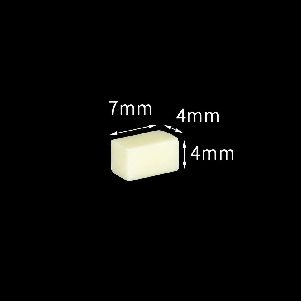 (MQACR016) Alumina Support Block, 7 × 4 × 4 mm