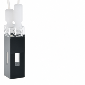 (MQQFL003) Quartz Flow Cell, 10 mm path, 400 µL nominal capacity, Two M6 Connections