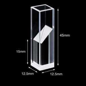 (MQQMC020) Quartz Ultra-Micro Cuvette, 10 mm path, 150 µL nominal capacity, 1 mm Side Slit