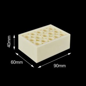 (MQACR215) Alumina Crucible Set, 90 × 60 × 40 mm, 15 Small Crucibles