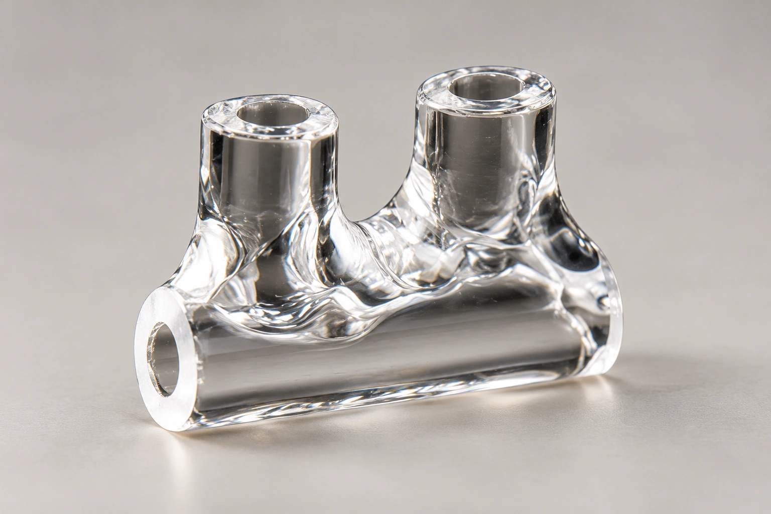 Branched Quartz Connector: Mapping the Tube Ends Before Ordering