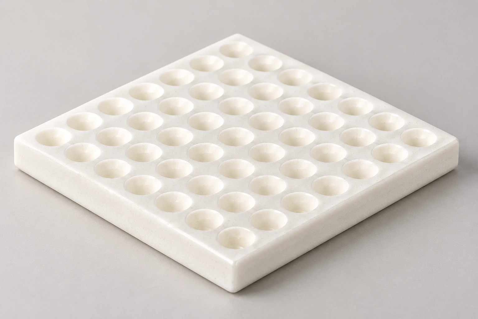 49-Well Alumina Spot Plate: Keeping Samples in Defined Positions
