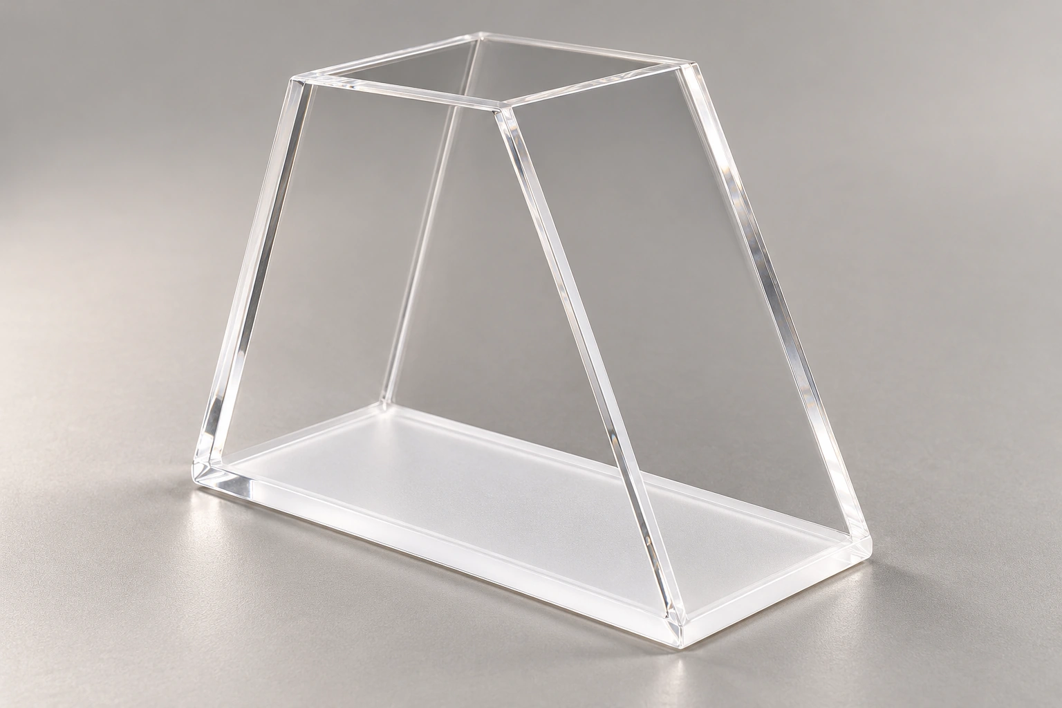 Trapezoidal Quartz Sample Cell: Defining the Sloping Walls and Base