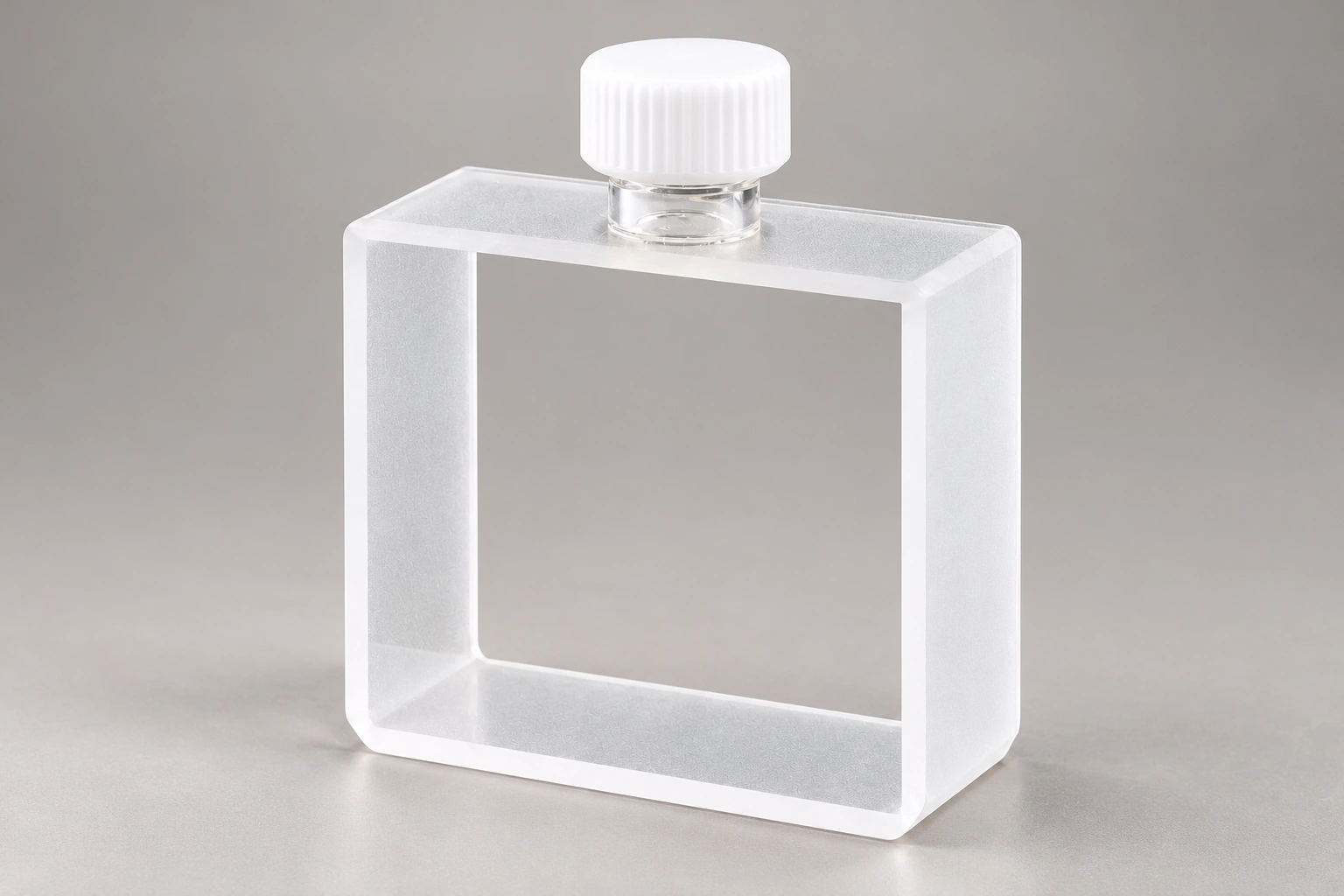 Large Quartz Screw-Top Cell: Reaching the Chamber through the Neck