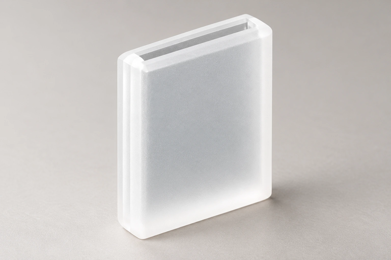 Small Frosted Quartz Sample Cell: Identifying the Handling and Viewing Surfaces